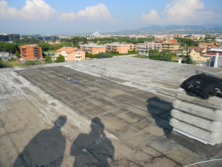 via V. Manzini, Romanina, Roma: situazione ante operam.
